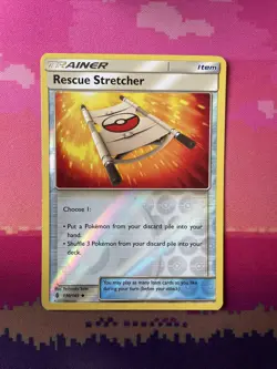 Pokemon Card Rescue Stretcher Guardians Rising Reverse Holo 130/145 Near Mint - Image 1