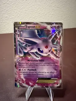 Espeon EX 52/122 Breakpoint Holo Pokemon Card TCG Lightly Played LP - Image 1