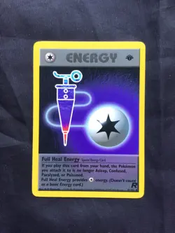 Pokemon Cards: Team Rocket 1st Edition Uncommon: Full Heal Energy 81/82 - Image 1