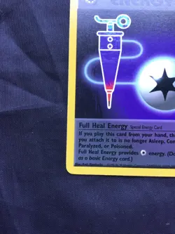 Pokemon Cards: Team Rocket 1st Edition Uncommon: Full Heal Energy 81/82 - Image 5