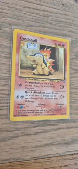 Cyndaquil 57/111 Neo Genesis - LP / NM - Pokemon Trading Card - Image 3