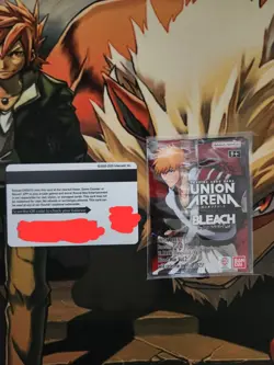 Round 1 x Bleach Game Card and Ichigo Kurosaki Union Arena Sealed Promo Card - Image 2