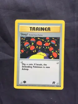 Pokemon Cards: Team Rocket 1st Edition Common: Sleep! 79/82 - Image 1