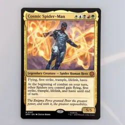 Magic The Gathering SPM Spider-Man Mythic M 0127 Cosmic Spider-Man - Near Mint - Image 1