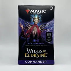 Magic The Gathering Commander Deck Fae Dominion Wilds of Eldraine New Sealed - Image 1