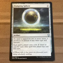 MTG Damping Sphere Dominaria 213/269 Regular Uncommon - Image 1