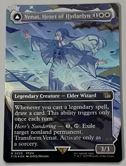 MTG Final Fantasy Venat Legendary Creature RARE FOIL #0329 - Image 1