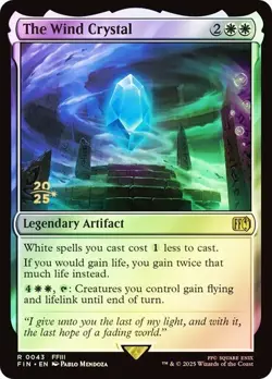 The Wind Crystal - PRERELEASE FOIL PROMO - Final Fantasy FFIII FIN - 0043 - MTG - Image 1