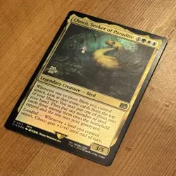 Choco, Seeker of Paradise [Prerelease] R 0215, NM Foil Promo, MTG Final Fantasy - Image 2