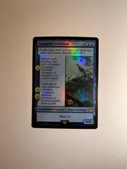 Summon: Leviathan (Rare Prerelease Promo, Stamped, Foil) - MTG Final Fantasy - Image 1