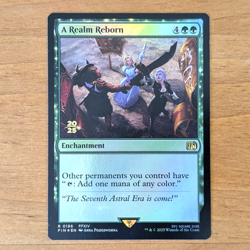 A Realm Reborn - Pre-release Foil Stamped Promo - Final Fantasy MTG - Image 1