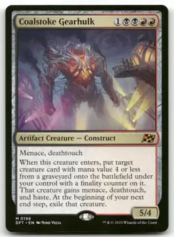 Coalstoke Gearhulk #198 MTG Aetherdrift NM X1 - Image 1