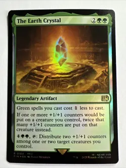 The Earth Crystal, 0184 PreRelease Stamp Final Fantasy MtG Promo - Image 1