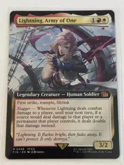 Lightning, Army of One Extended Art Final Fantasy 498 - Image 1