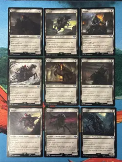 MTG *Complete Set of 9 Nazgul (1 Each Art)* (NM) Lord of the Rings Magic - Image 1