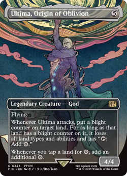 Ultima, Origin of Oblivion (Borderless Woodblock) FOIL Final Fantasy NM ABUGames - Image 1