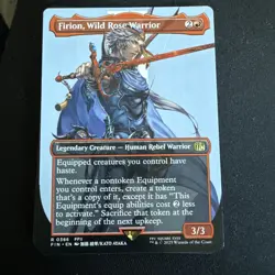 Firion, Wild Rose Warrior Borderless Rare Final Fantasy (FIN) MTG 386 - Image 1