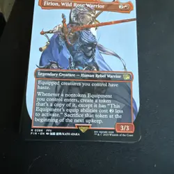 Firion, Wild Rose Warrior Borderless Rare Final Fantasy (FIN) MTG 386 - Image 5