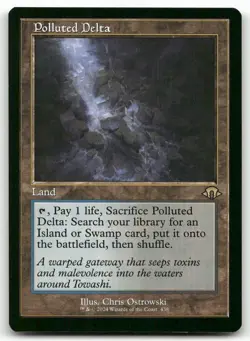Polluted Delta (Retro Frame) #438 MTG Modern Horizons 3 NM X1 - Image 1