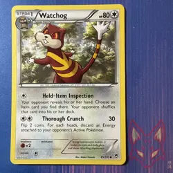 XY Furious Fists - LP - Watchog 85/111 Pokemon English (US Seller) - Image 1