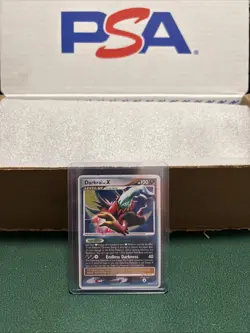 Pokemon TCG: Darkrai LV.X DP Black Star Promotional DP19 Holo Promo, MP/LP - Image 1