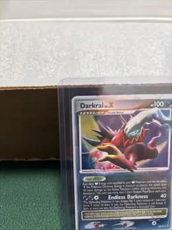 Pokemon TCG: Darkrai LV.X DP Black Star Promotional DP19 Holo Promo, MP/LP - Image 2