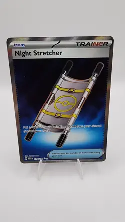 Pokemon TCG Mega Evolution Night Stretcher Trainer #173/132 Full Art NM - Image 1