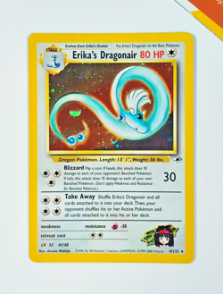 Pokemon Erika's Dragonair 4/132 Holo Unlimited Gym Heroes 2000 English - Image 1