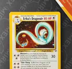Pokemon Erika's Dragonair 4/132 Holo Unlimited Gym Heroes 2000 English - Image 3