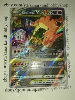 Pokemon Charizard VSTAR SWSH262 Black Star Promo NM - Image 2