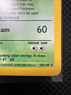Pokemon TCG Venusaur Base Set 2 18/130 Holo Unlimited Holo Rare LP+ - Image 3