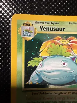 Pokemon TCG Venusaur Base Set 2 18/130 Holo Unlimited Holo Rare LP+ - Image 4
