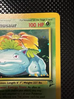 Pokemon TCG Venusaur Base Set 2 18/130 Holo Unlimited Holo Rare LP+ - Image 5