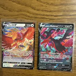 Pokemon TCG Ho-Oh V 140/195 Silver Tempest Ultra Rare NM - Image 1