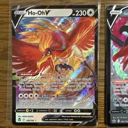 Pokemon TCG Ho-Oh V 140/195 Silver Tempest Ultra Rare NM - Image 2