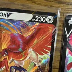Pokemon TCG Ho-Oh V 140/195 Silver Tempest Ultra Rare NM - Image 5
