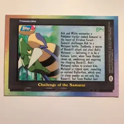 Pokemon Topps - TV Animation Edition - English - EP4 - Episode Scene - 1998 - Image 2