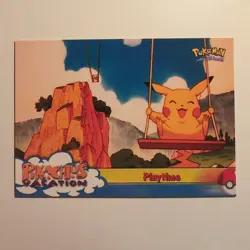 Pokemon Topps - Pikachu's Vacation - English - #57 - Vacation Scene - 1998 - Image 1