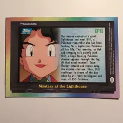 Pokemon Topps - TV Animation Edition - English - EP13 - Episode Scene - 1998 - Image 2