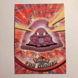 Pokemon Topps - TV Animation Edition - English - #88 - Grimer- 1998 - Image 1