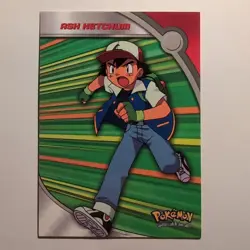 Pokemon Topps - Heroes & Villains - English - HV1 - Ash Ketchum - 1998 - Image 1