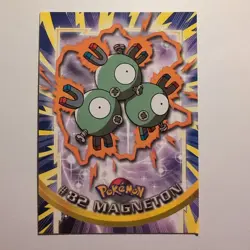Pokemon Topps - TV Animation Edition - English - #82 - Magneton - 1998 - Image 1