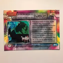 Pokemon Topps - Mewtwo Strikes Back - English - #29 - Scene Card - 1998 - Image 2