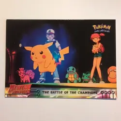 Pokemon Topps - Mewtwo Strikes Back - English - #25 - Scene Card - 1998 - Image 1