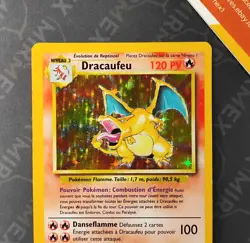 Pokemon Dracaufeu 4/102 Holo Set de Base Illimite 1999 Francais - Image 3