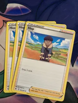 Pokemon TCG Sword and Shield Base 3x Playset Hop 165/202 - Image 1
