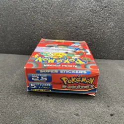 Sealed POKEMON POKEDEX BOX - Vol. 1 (RED) - GOLD STAR FOILS - 25 Sticker Packs - Image 3
