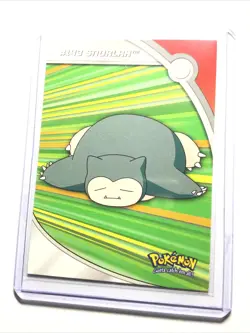 Pokemon Topps Series 2 Heroes & Villains TV Animation Ed HV14 SNORLAX - Image 1