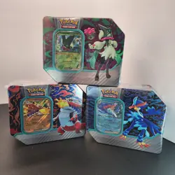 Sealed Pokemon TCG Quaquaval, Meowscarda & Skeledirge EX Tins-SET OF 3 TM0033 - Image 1