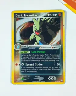 Pokemon Dark Tyranitar 20/109 Holo EX Team Rocket Returns 2004 English - Image 1